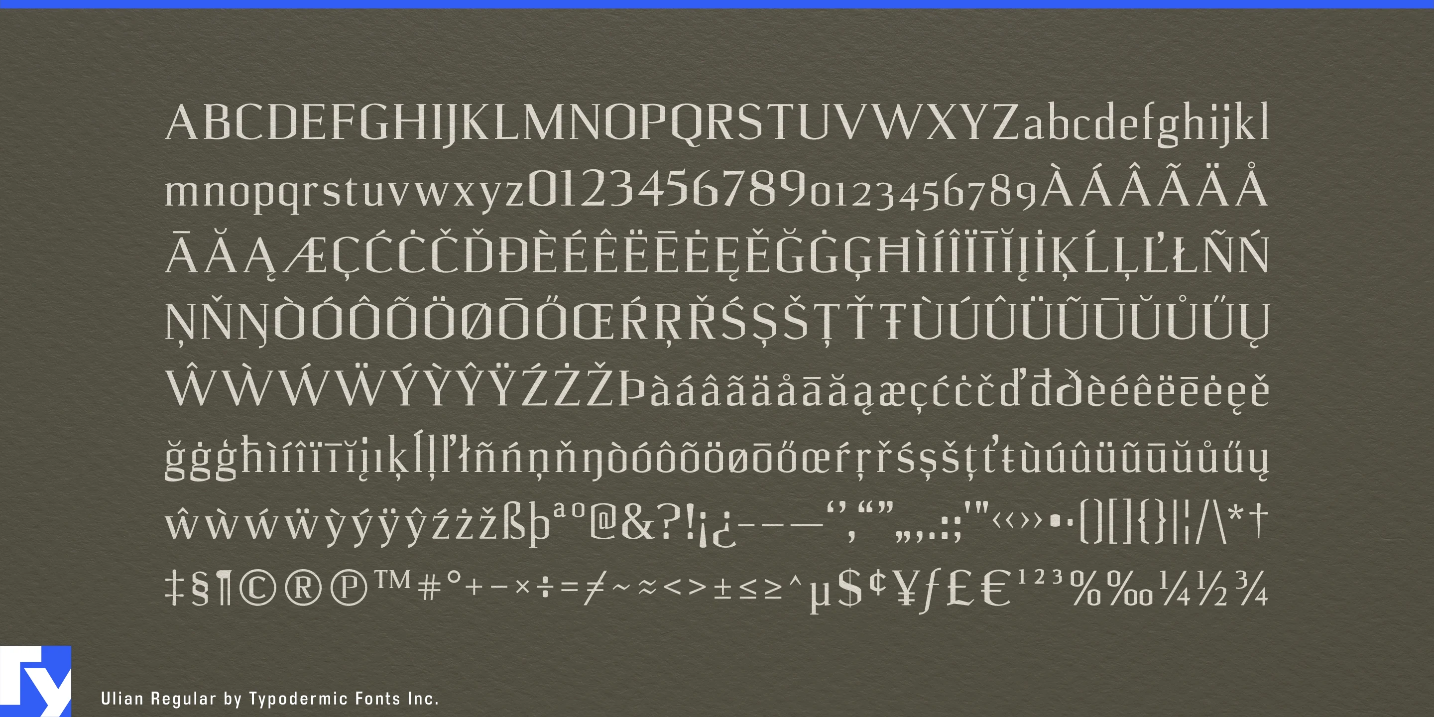 Schriftmuster 5 von Ulian