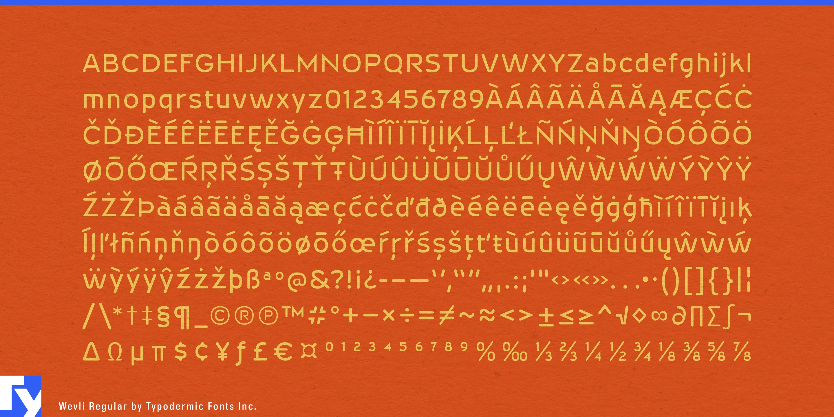 Schriftmuster 5 von Wevli