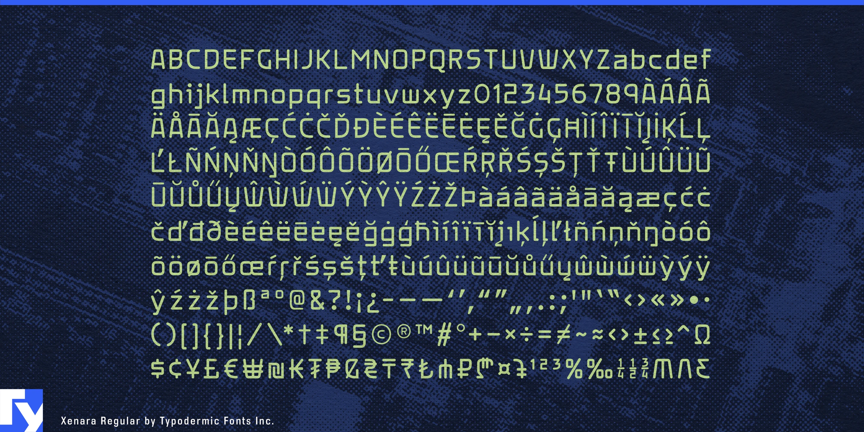 Schriftmuster 5 von Xenara